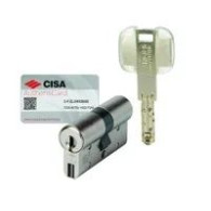 Cilindro  Cisa RS3 S new 30/40 con 5 chiavi  mis. mm 30-40