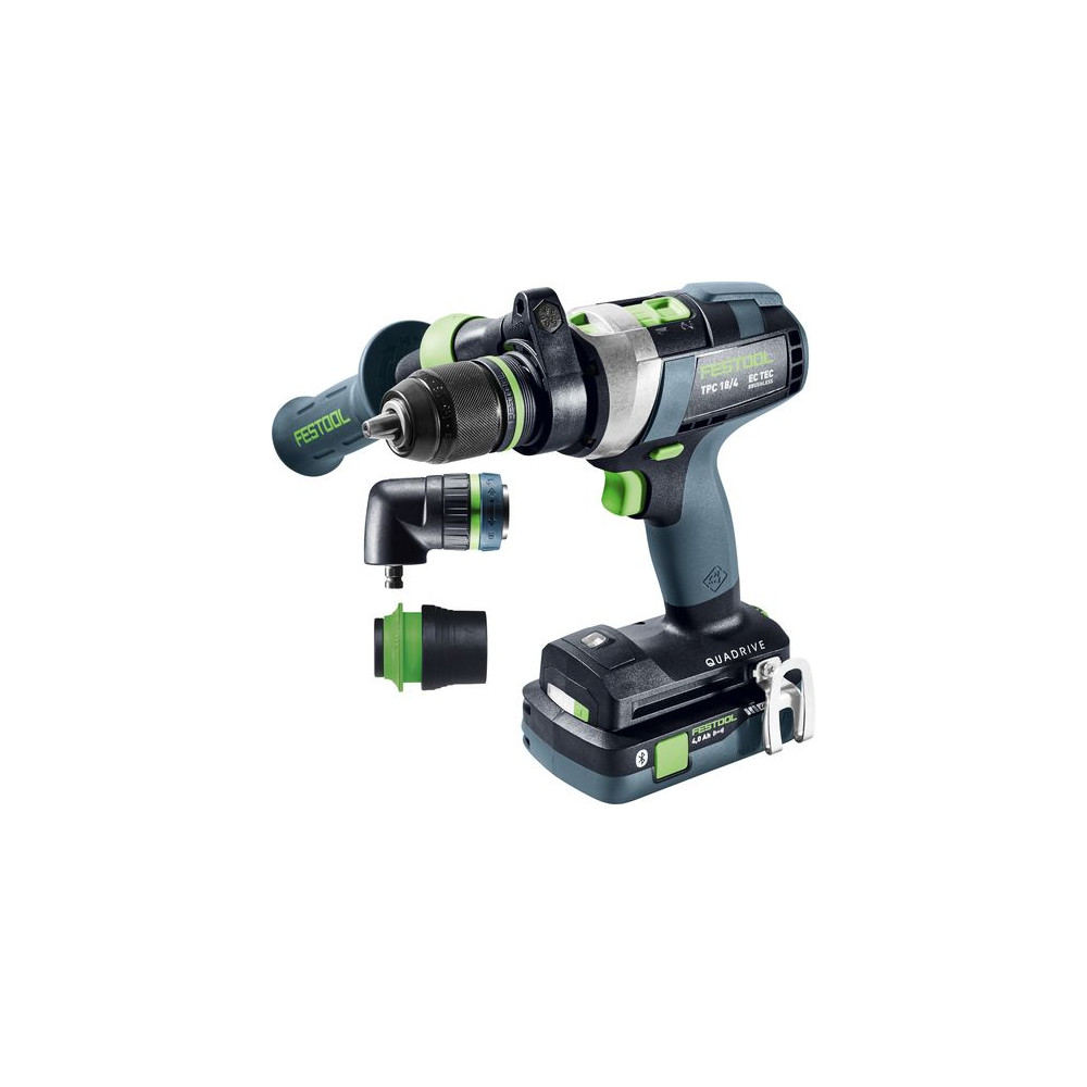 Festool Trapano avvitatore con percussione a batteria TPC 18/4 5,0/4,0 I-Set QUADRIVE Festool Trapano avvitatore con percussione a batteria TPC 18/4 5,0/4,0 I-Set QUADRIVE