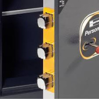 Cassaforte a muro Mottura 11.2325  serie Personal, chiave a doppia mappa e combinazione meccanica,