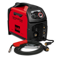 Saldatrice Technomig 180 Dual Telwin 816054 con maschera lion
