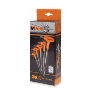 Beta chiavi maschio esagonali piegate con impugnatura di manovra cromate