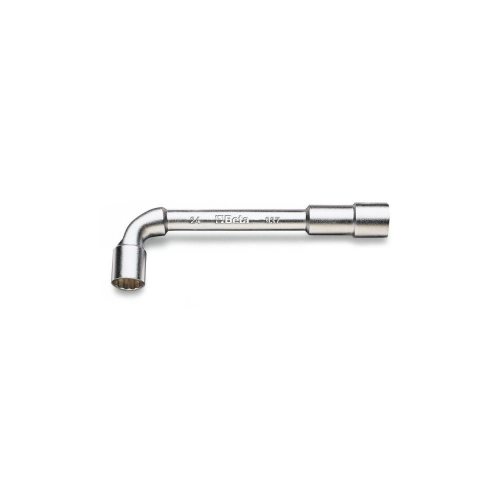 Chiavi a pipa doppie esagonali - poligonali cromate 937 beta mm10 cod.009370010