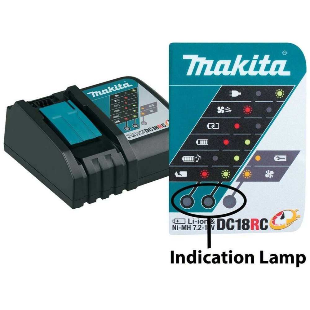CARICABATTERIE MAKITA DC18RC CARICABATTERIE MAKITA DC18RC