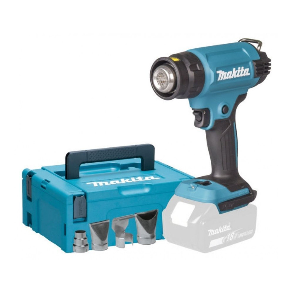 Termosoffiatore makita DHG181ZJ con valigetta senza batterie e caricabatterie Termosoffiatore makita DHG181ZJ con valigetta senza batterie e caricabatterie