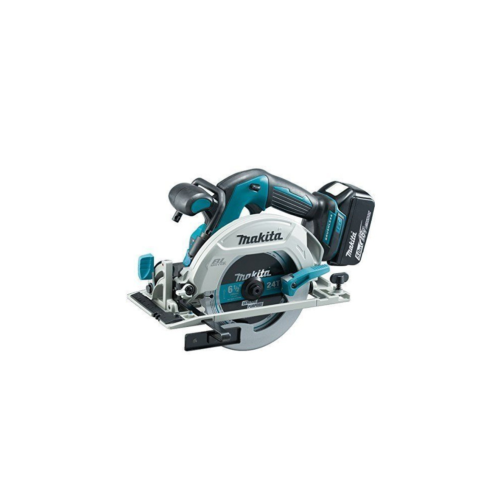 SEGA CIRCOLARE MAKITA  DHS680RTJ da 57mm 18 con 2 BATTERIE 18 V/5,0A  E VALIGETTA