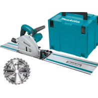 kit da taglio makita sega circolare sp6000j +binario guida 1500mm art. 199141-9 + disco per sega circolare a-89632 +valigetta