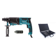  Trapano tassellatore SDS 800W + Kit accessori D-42444 Makita HR2630TX12