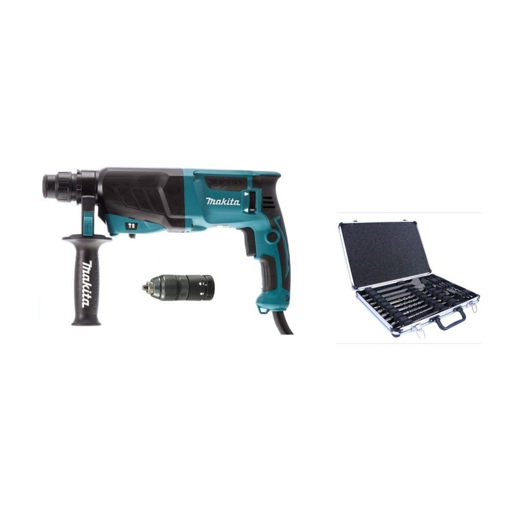  Trapano tassellatore SDS 800W + Kit accessori D-42444 Makita HR2630TX12