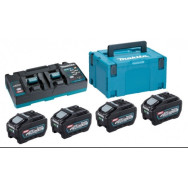 Kit Energy 40 V Max 4x5,0 Ah con caricabatterie rapido doppio Makita 191U42-2