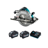 sega circolare 40vmax 1600w270mm2 batterie 5ah caricabatterie makita hs011gt201
