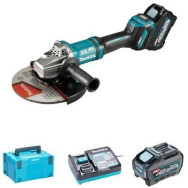 smerigliatrice angolare 230mm 40v MAKITA GA038GT201 CON 2 BATTERIE DA 5,0AH +CARICABATTERIE+VALIGETTA