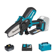Potatore a catena 18v  makita DUC101RF1J con  batteria 18 volts e caricabatteria