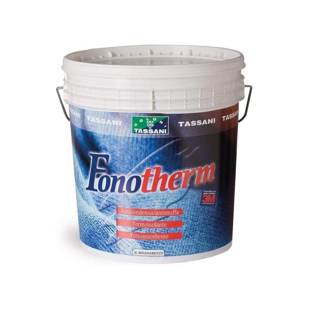PITTURA TERMOISOLANTE ANTIMUFFA ANTICONDENSA TERMICA FONOTHERM TASSANI LT.10 PITTURA TERMOISOLANTE ANTIMUFFA ANTICONDENSA TERMICA FONOTHERM TASSANI LT.10