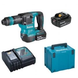 SCALPELLATORE SDS 18V MAKITA DHK180RTJ +2 BATTERIE DA 5 AH+CARICABATTERIE +VALIGETTA