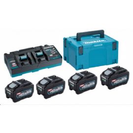  Kit Energy 40 V Max 4x5,0 Ah con caricabatterie rapido doppio Makita 191U42-2