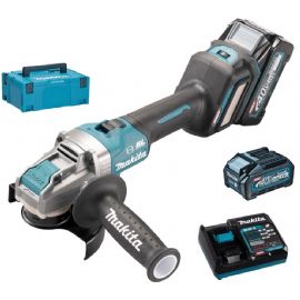 Makita Smerigliatrice angolare ga041gm201 40VMax  con 2 batterie bl4040