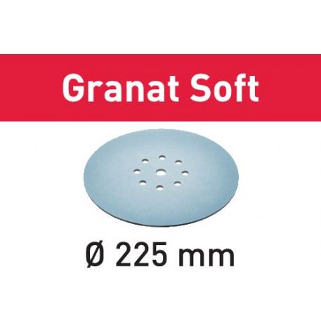 Festool Disco abrasivo STF D225 P100 GR S/25 Granat Soft