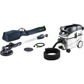 Festool Set con levigatrice a stelo e aspiratore LHS-E 225/CTL36-Set PLANEX