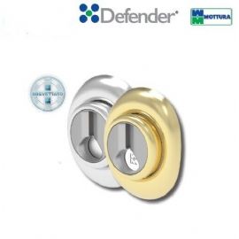 DEFENDER MAGNETICO MOTTURAPER SERRATURE COLORE ORO CON 4 CHIAVI  MOTTURA DF334P0NPVC4