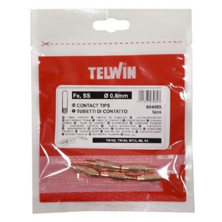 Tubetti di Contatto D 0.8 5PZ  telwin  804085